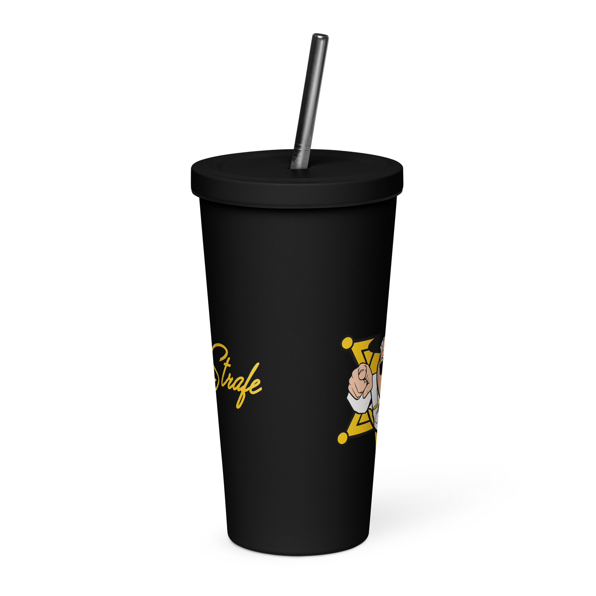 Sheriff Logo And Name Insulated Tumbler with a Straw product image (2)