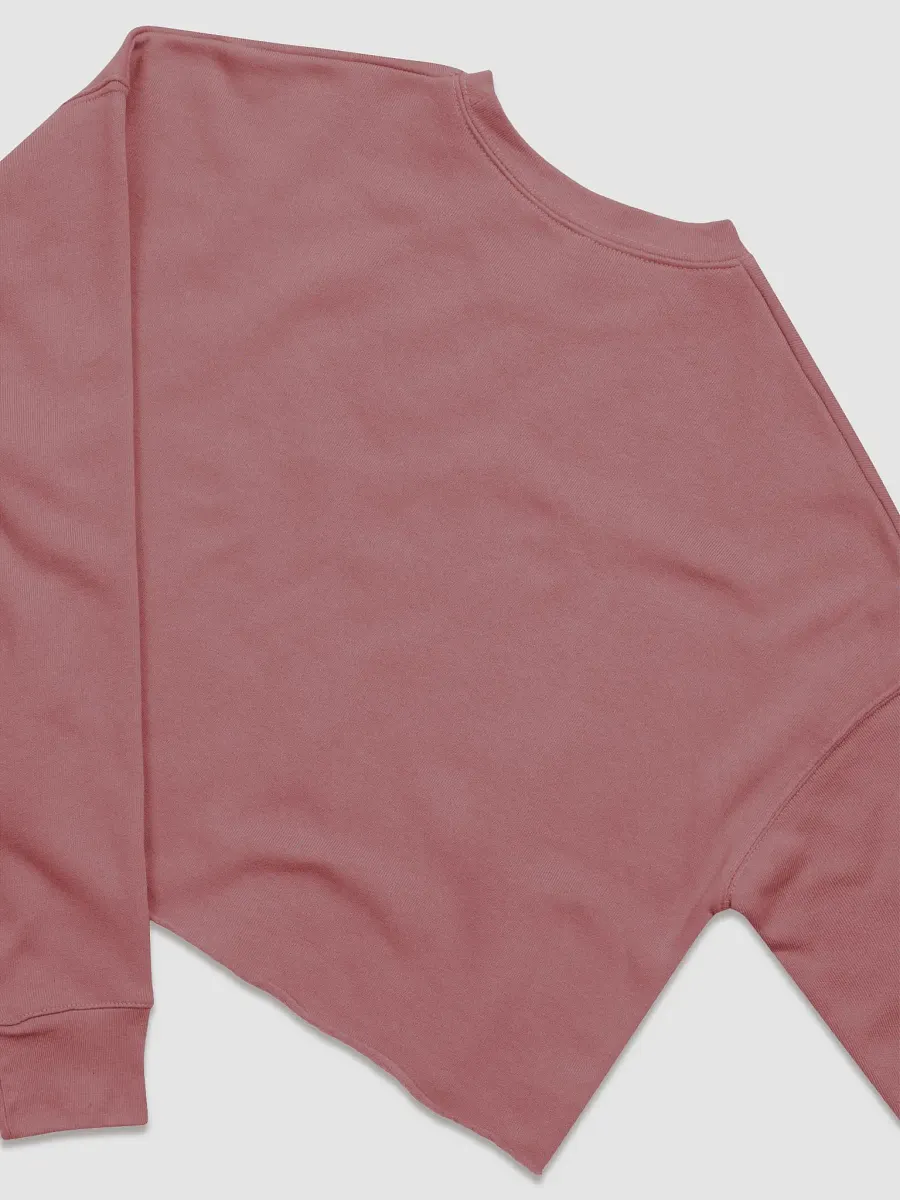 “It’s all a bit!!!” (sm. lined design, #432A54) Women's Fleece Crop Sweatshirt product image (28)