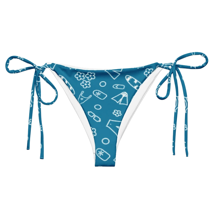 Beach Necessities Pattern String Bikini Bottom product image (1)