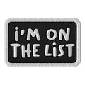 The List Embroidered Patch product image (1)