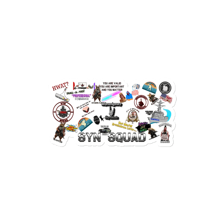 Sticker Bombed Magnet product image (2)