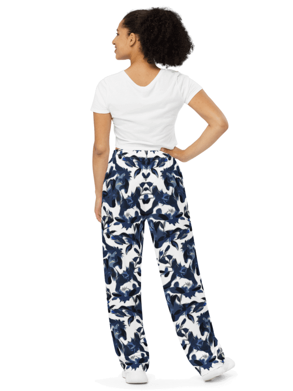 Wild Waves | Unisex Wide-Leg Pants product image (2)