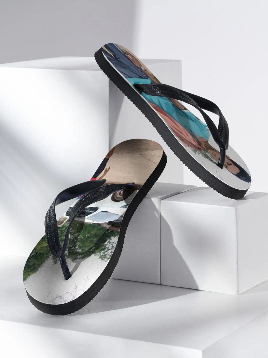 Anime Character in the Real World Flip-Flops product image (2)