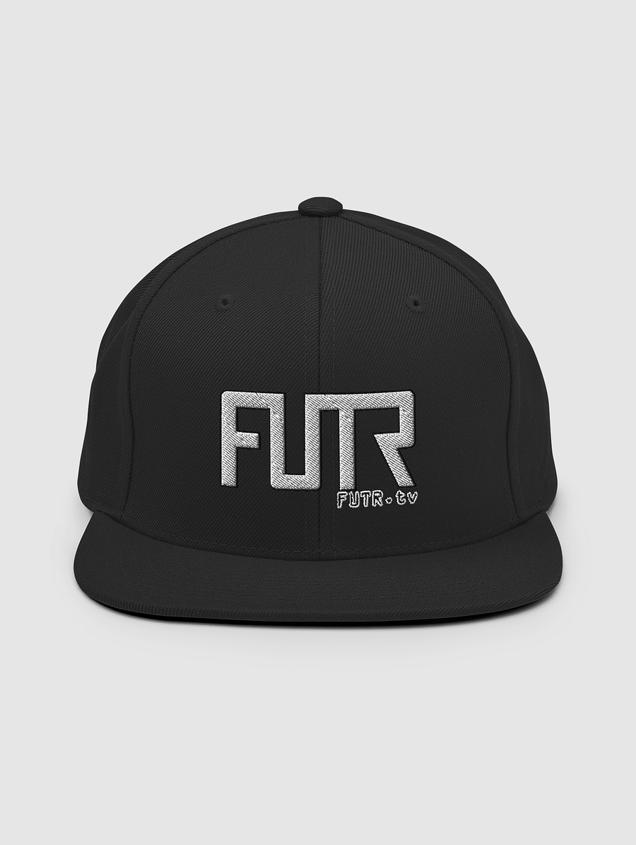 White FUTR Logo Snapback Hat product image (1)