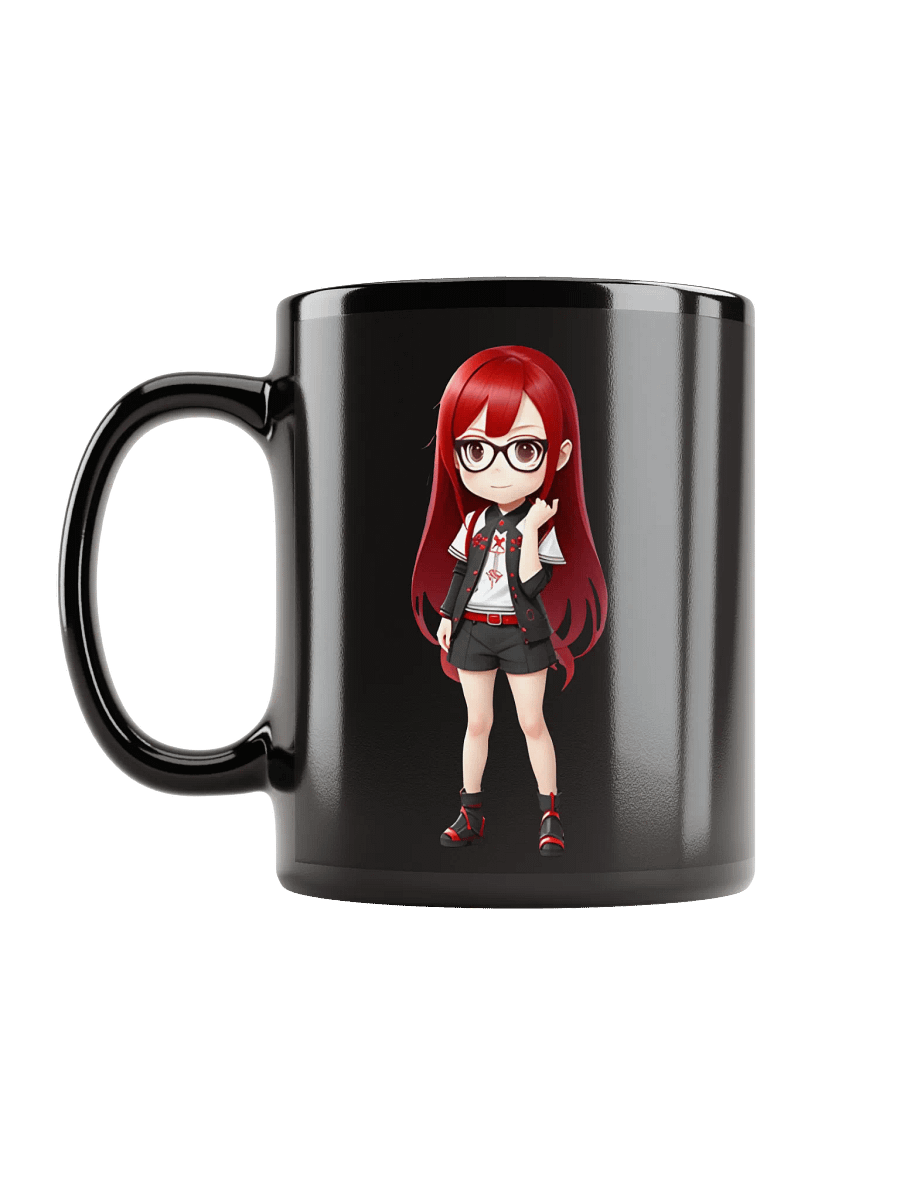 (RED CHIBI) K Black Mug product image (11)