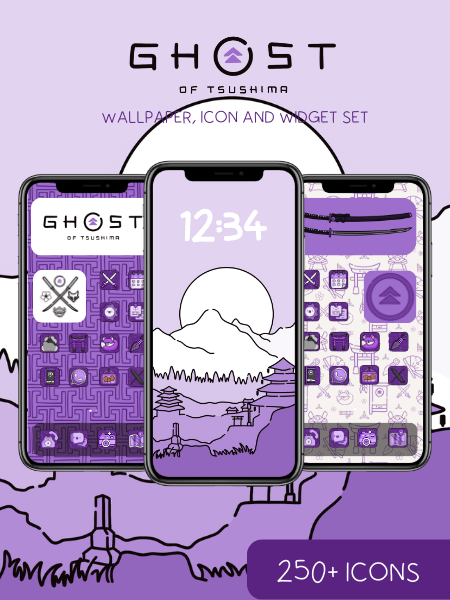 Ghost of Tsushima ONI Phone Theme product image (1)