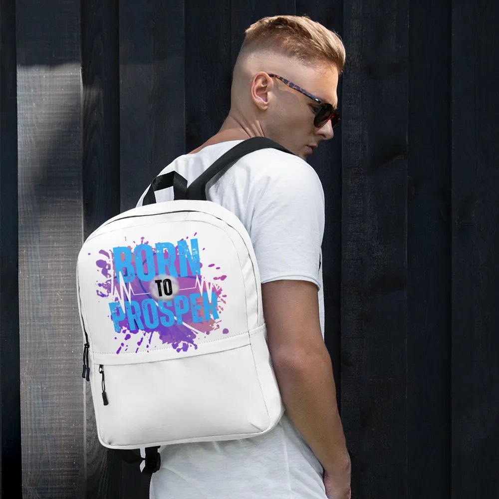 Born to Prosper Full Print Backpack product image (3)