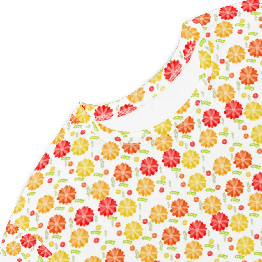 Orange Floral T-Shirt Dress product image (6)