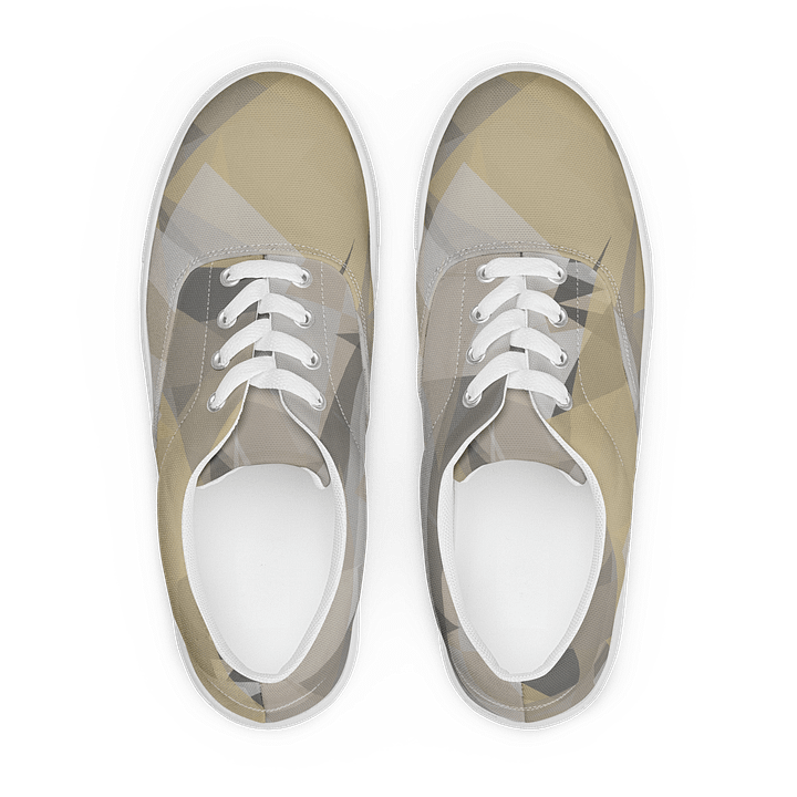 Geometric Fusion Canvas Shoes product image (1)
