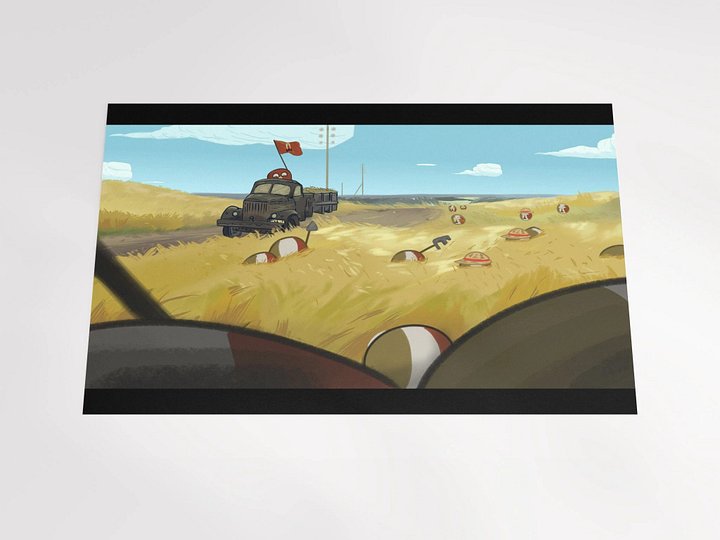 Revolutionary Mexican Polandballs matte poster product image (2)