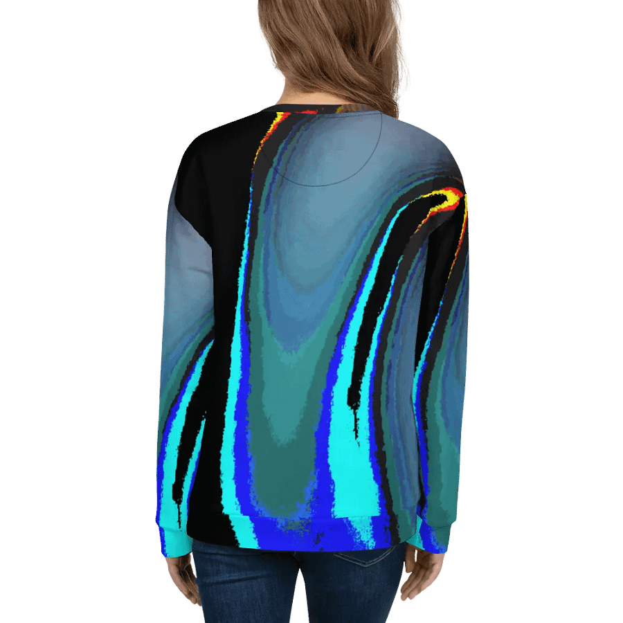 Cool Darker Abstract Swirl Unisex Sweatshirt product image (8)
