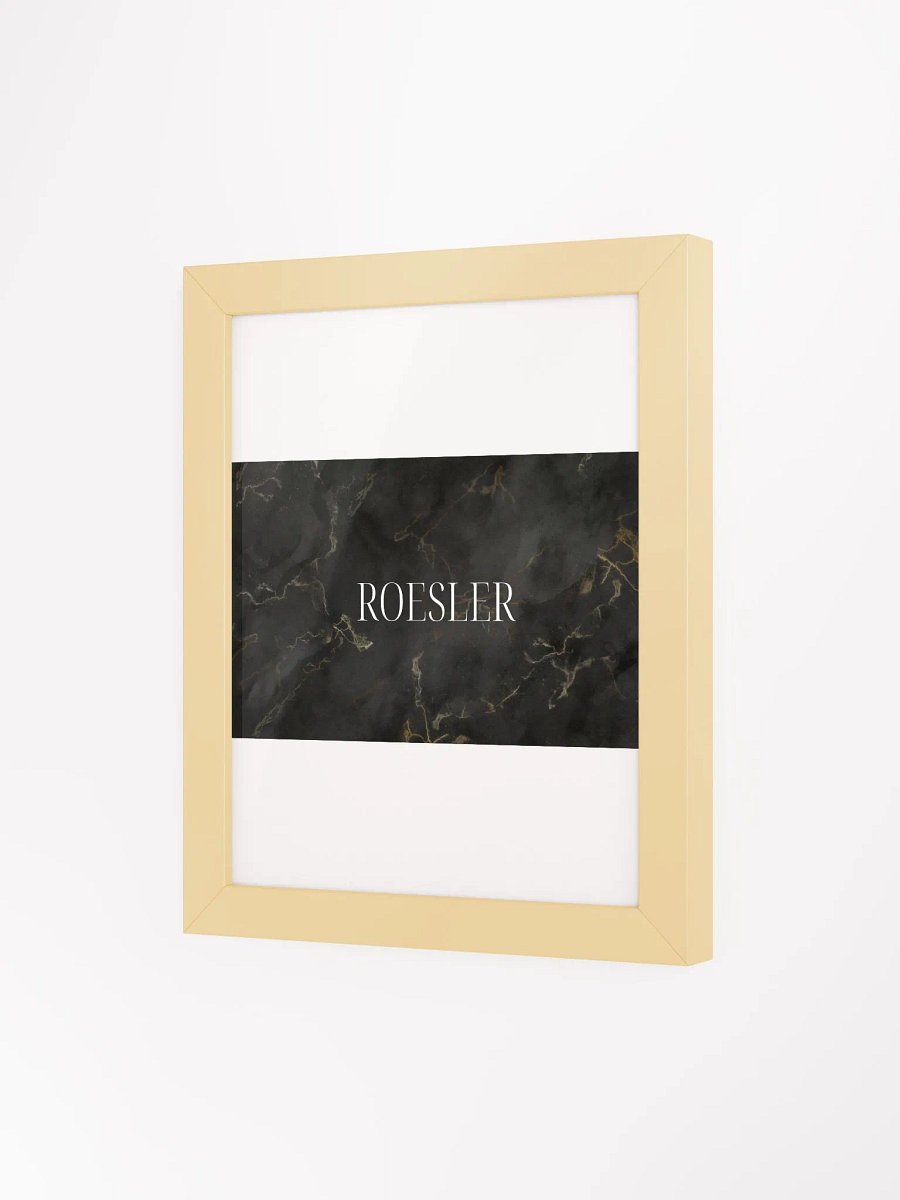 Eco-Friendly Ayous Wood Framed Matte Poster product image (8)