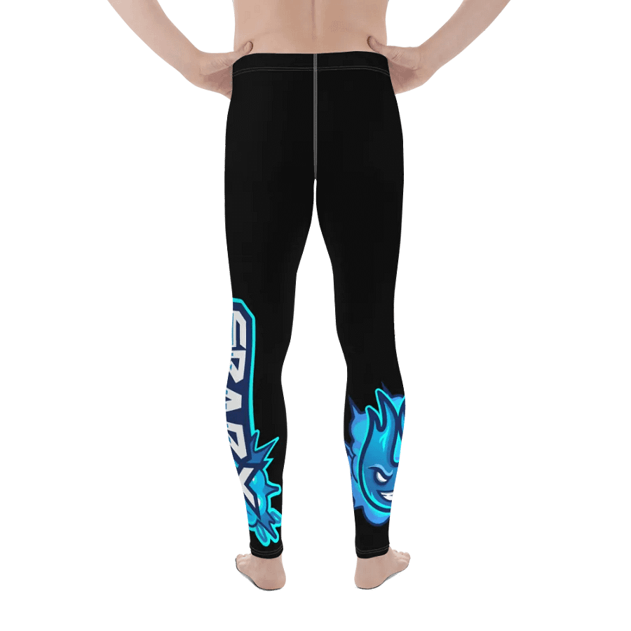 Mens Workout Leggings - Black product image (3)