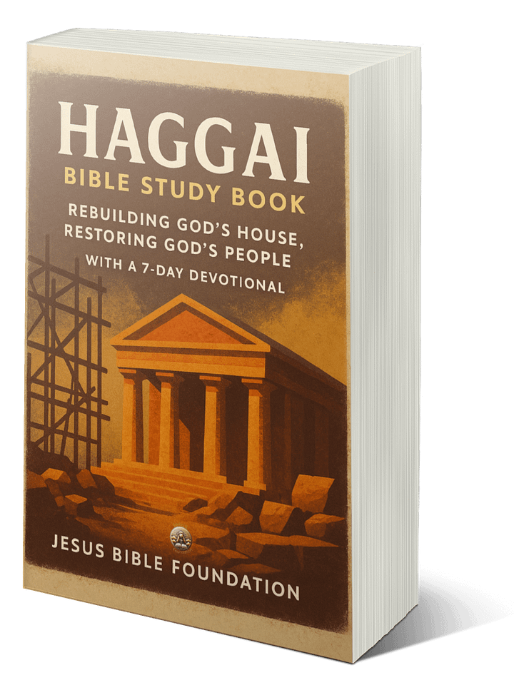 Haggai Bible Study Book: Rebuilding God’s House, Restoring God’s People With A 7 Days Devotional product image (1)
