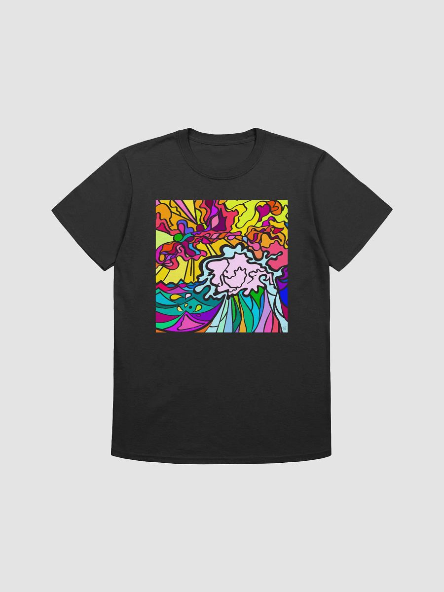 Vibrant Abstract Energy T-Shirt - Wave at Sunset product image (4)