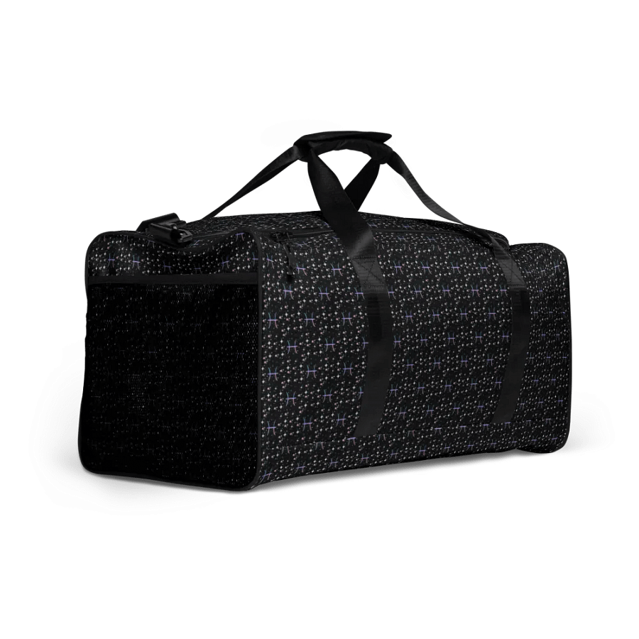 Pisces, Pastel Pisces Glyph, Duffel Bag product image (2)
