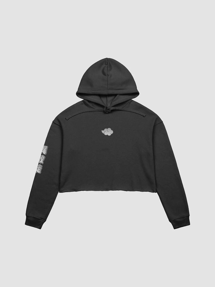 Nihon Heathens Crop Top Hoodie - Grey product image (1)