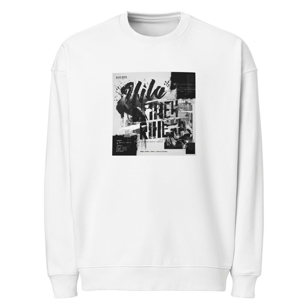 Contradictory Media Typography Unisex Sweatshirt product image (1)
