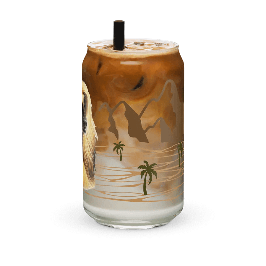 Ethereal Afghan hound Dreams Glass product image (42)