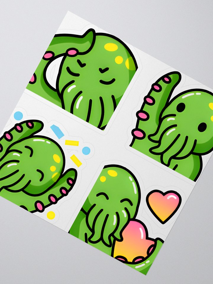 5.5 x 5.5 Matrix Emote Sticker Sheet product image (2)