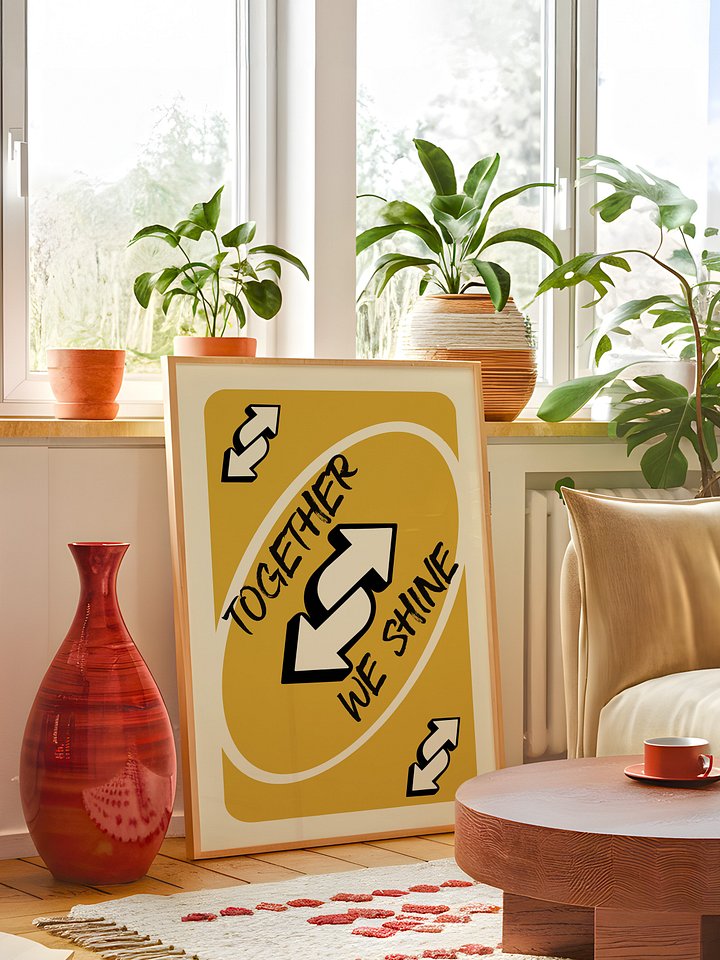 Together We Shine Wall Art Yellow product image (2)