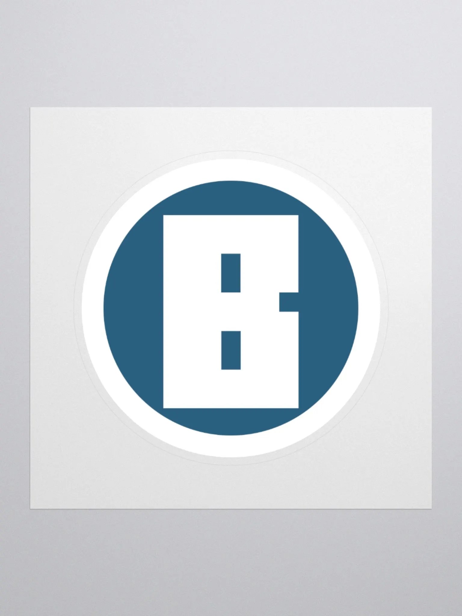 Boodlyneck Logo Sticker - Color product image (1)