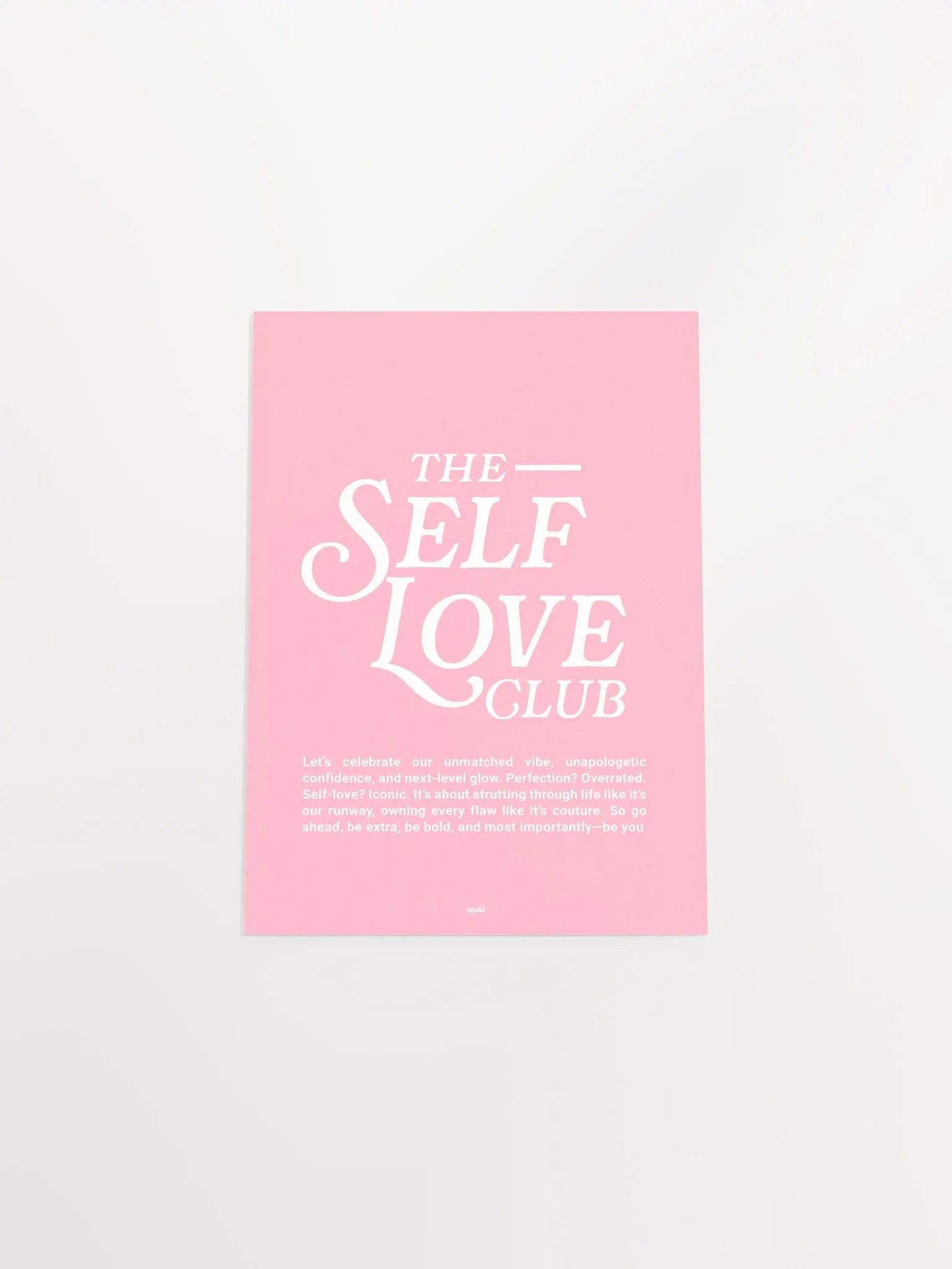 Self Love Club Pink Print product image (8)