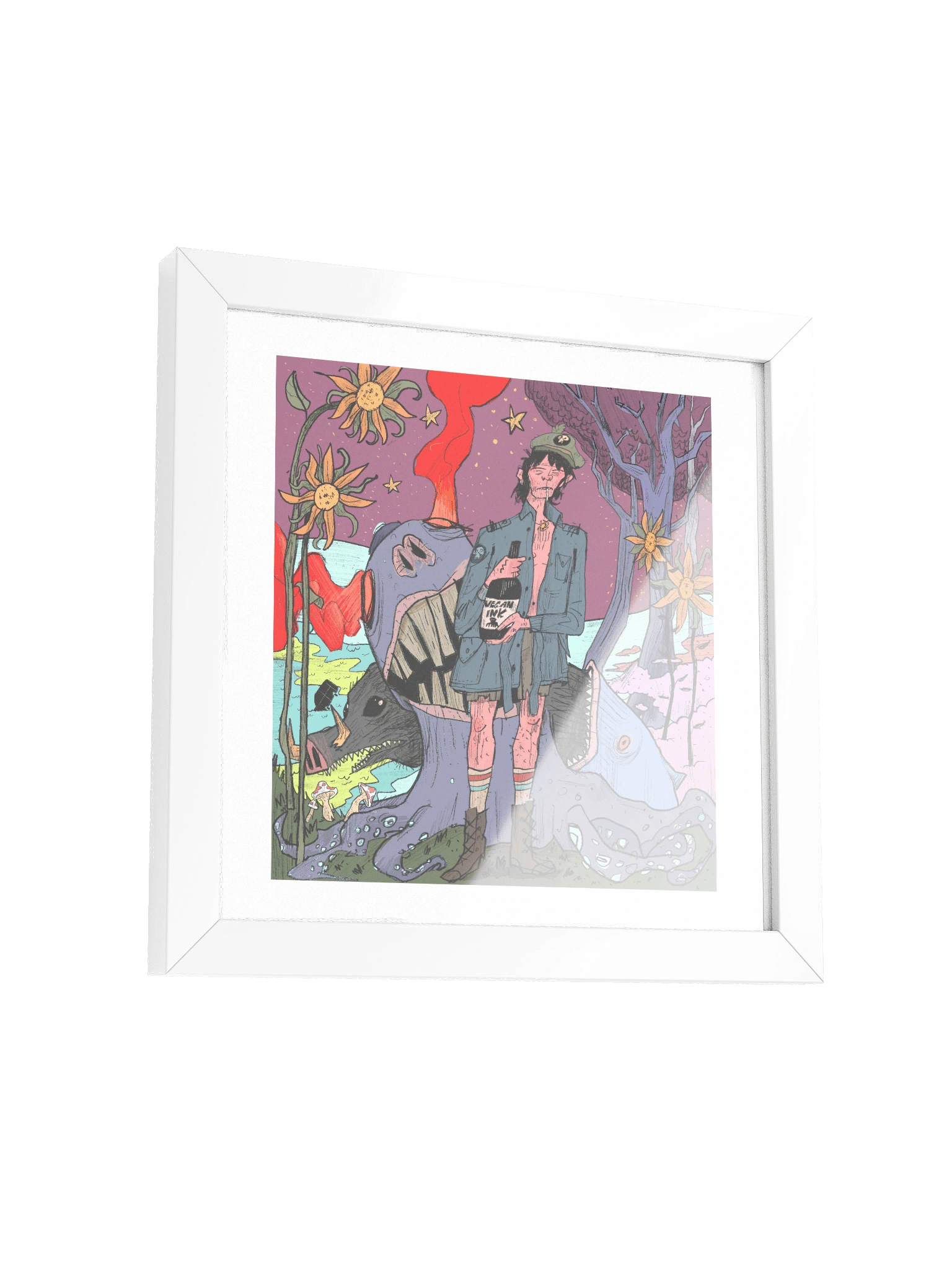Vegan Ink - Framed Art Print product image (3)