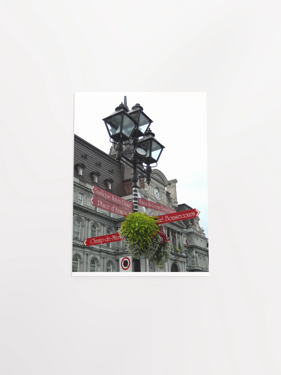 Montreal - Street sign - print/poster product image (15)