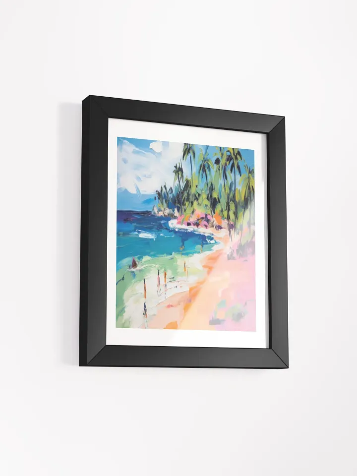Tropical Bliss Framed Matte Poster product image (2)