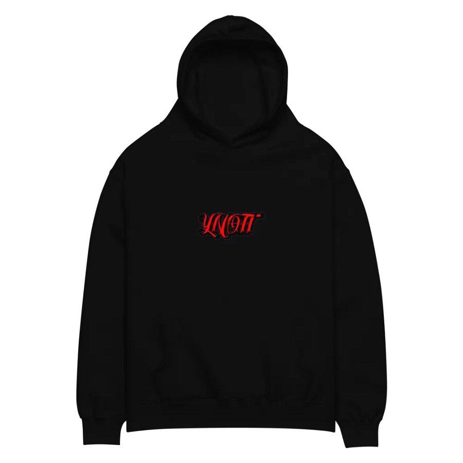 Gradient Typography Hoodie - Bloody Red product image (2)