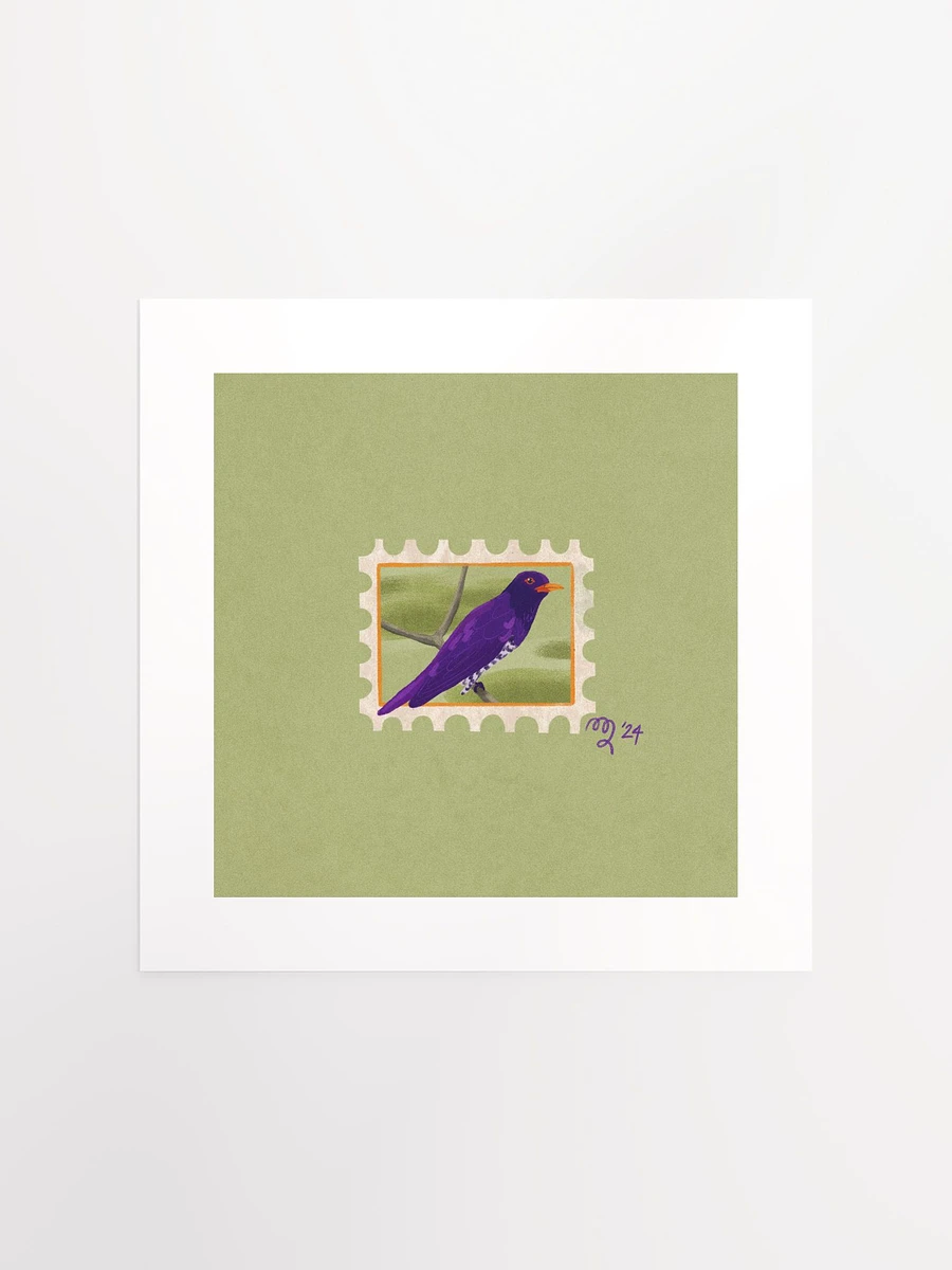 Violet Cuckoo Stamp Print – Birbfest 2024 product image (2)