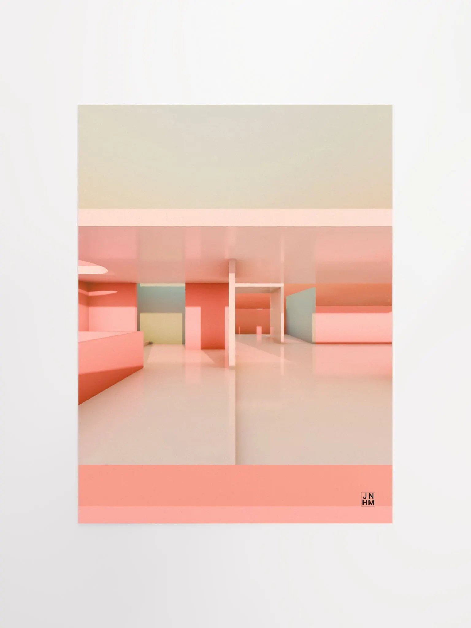 Architectural Landscape - Summer Pastel 02 12"x16" Frameless product image (1)