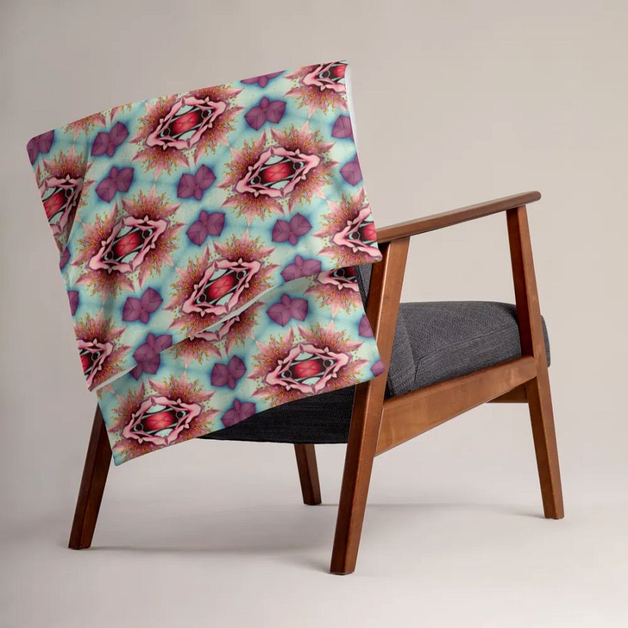 Bloom Burst Throw Blanket product image (5)