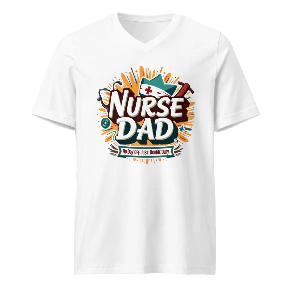 Nurse Dad Double Duty V-Neck Tee product image (1)