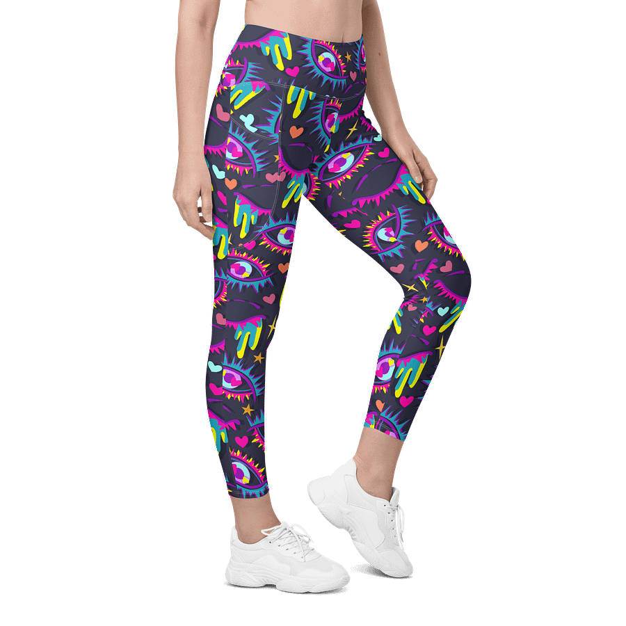 *ALL* Sizes Teal Eye Leggings W/ POCKETS 2.0 product image (4)
