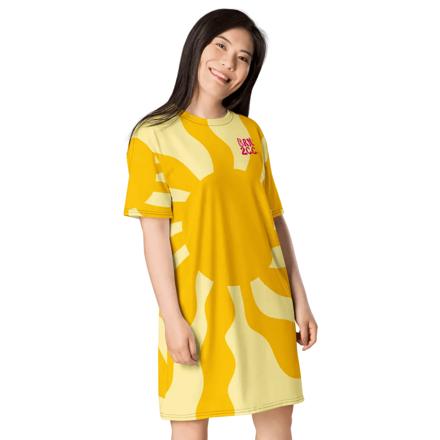 Golden Hour Sun T-Shirt Dress – BOURNE to Cape Cod™ product image (4)