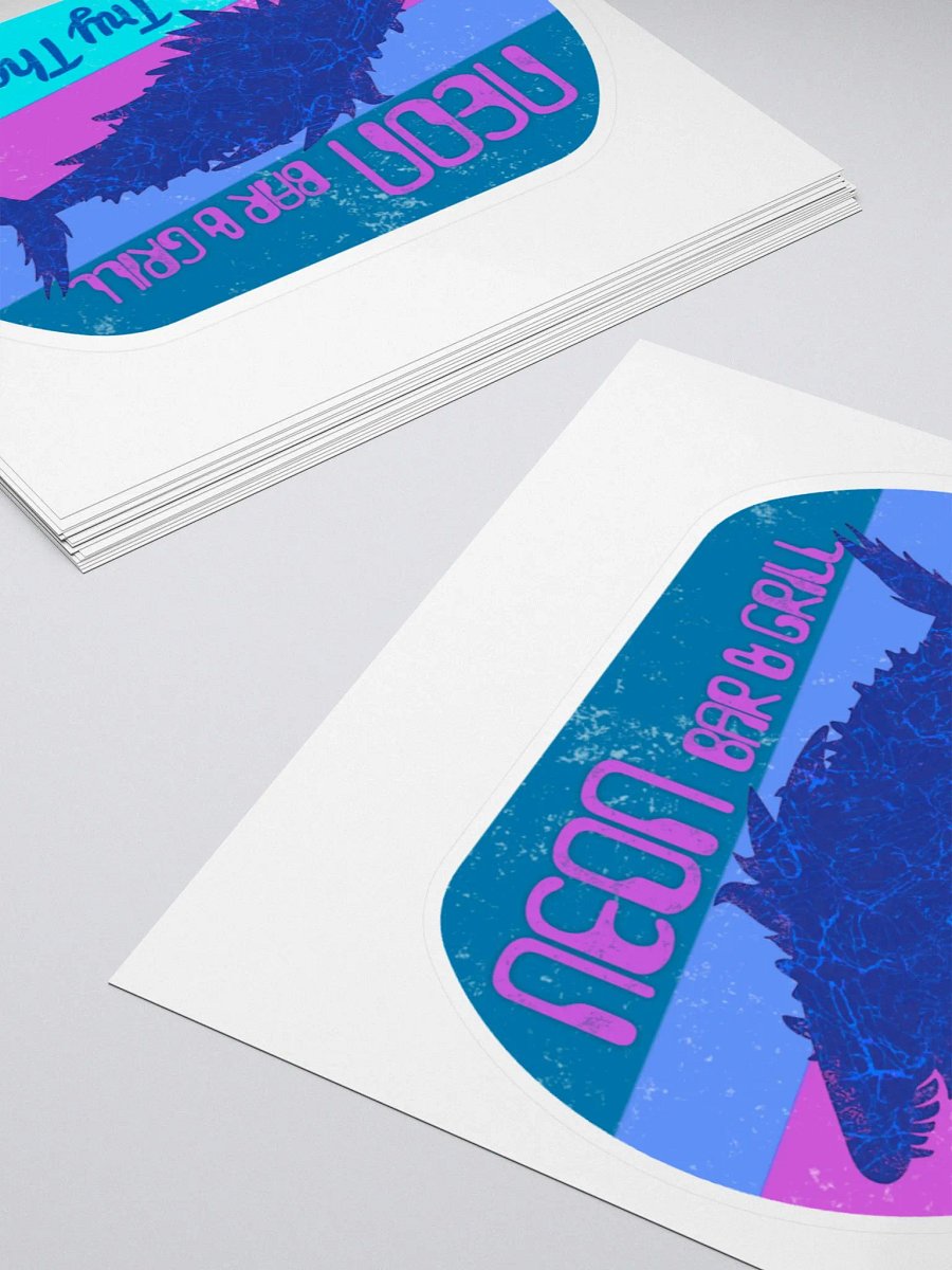 Neon Bar & Grill Sticker product image (4)