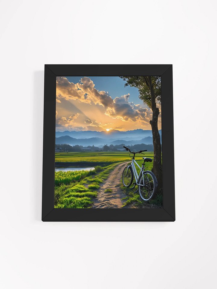 Sunset Bicycle Serenity Poster product image (2)