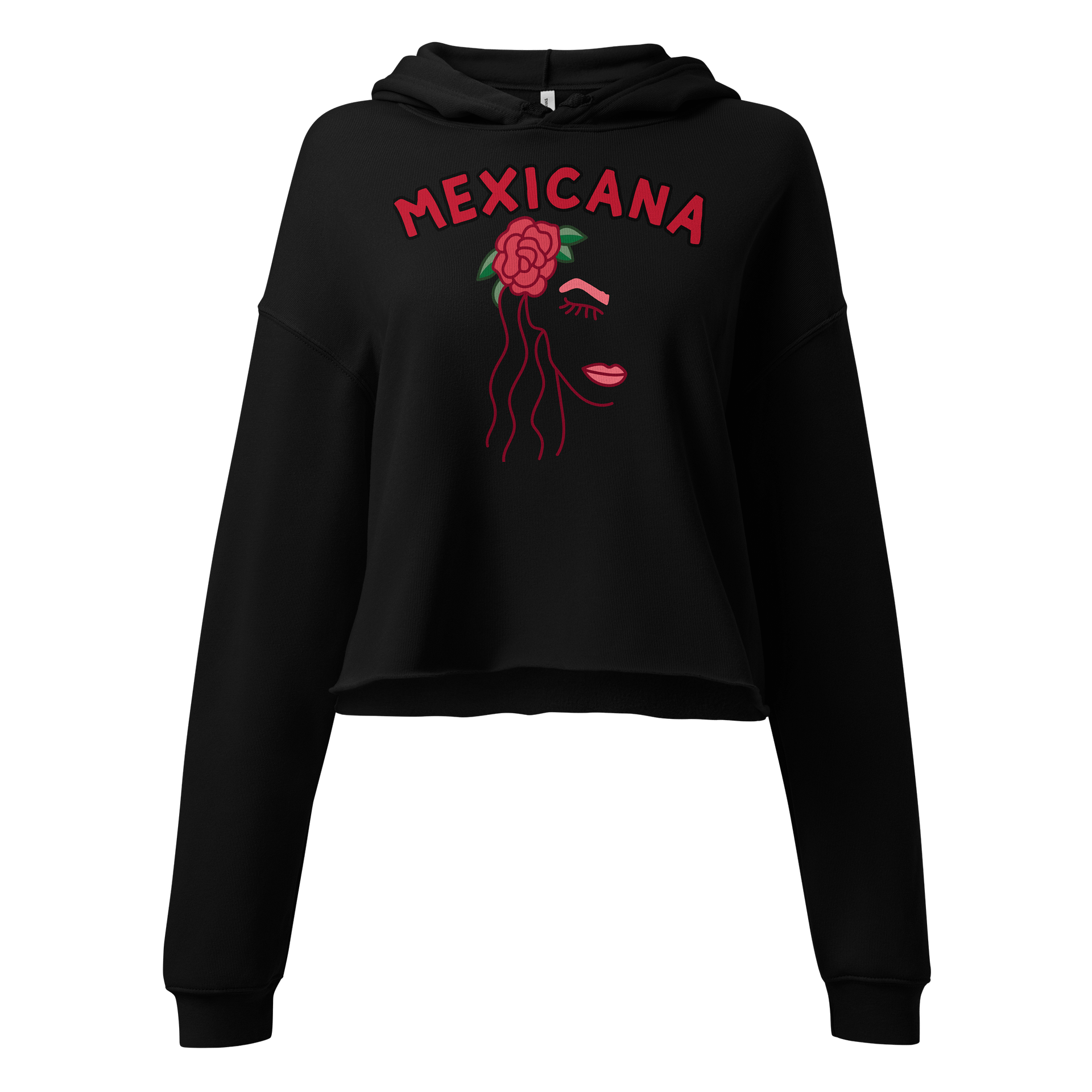 Mexicana Rose Crop Hoodie product image (1)