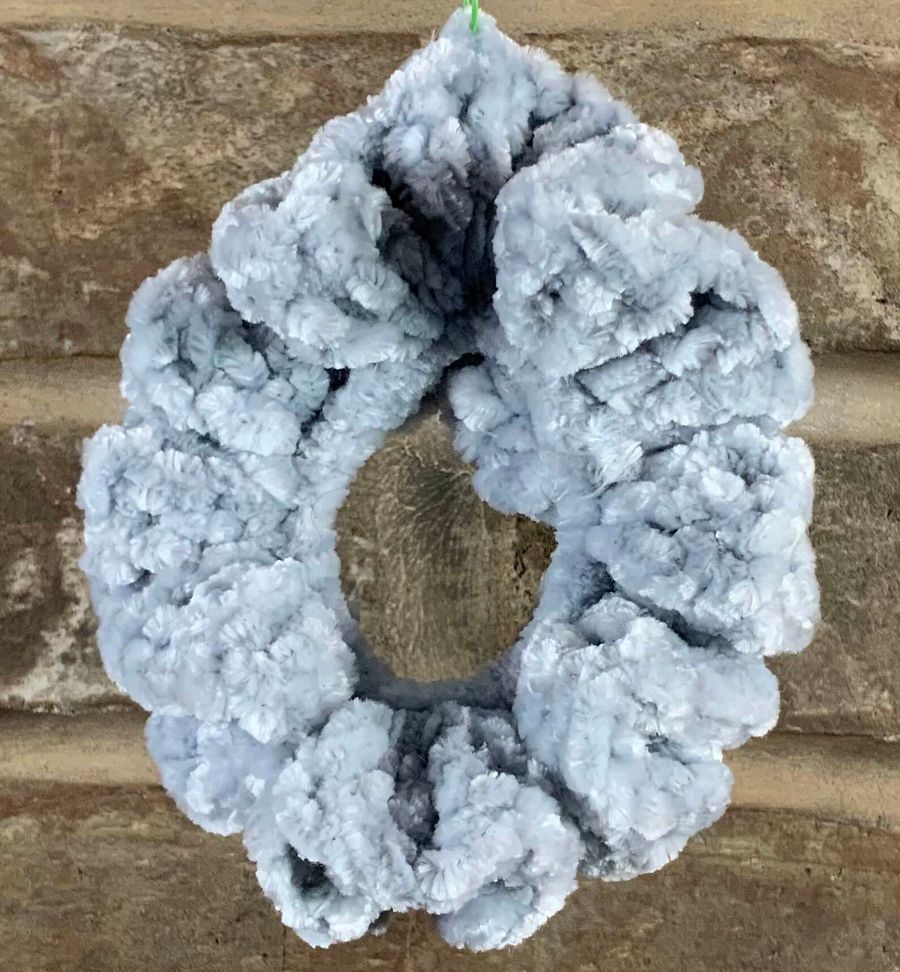 Soften Blue Velvet Scrunchies product image (1)