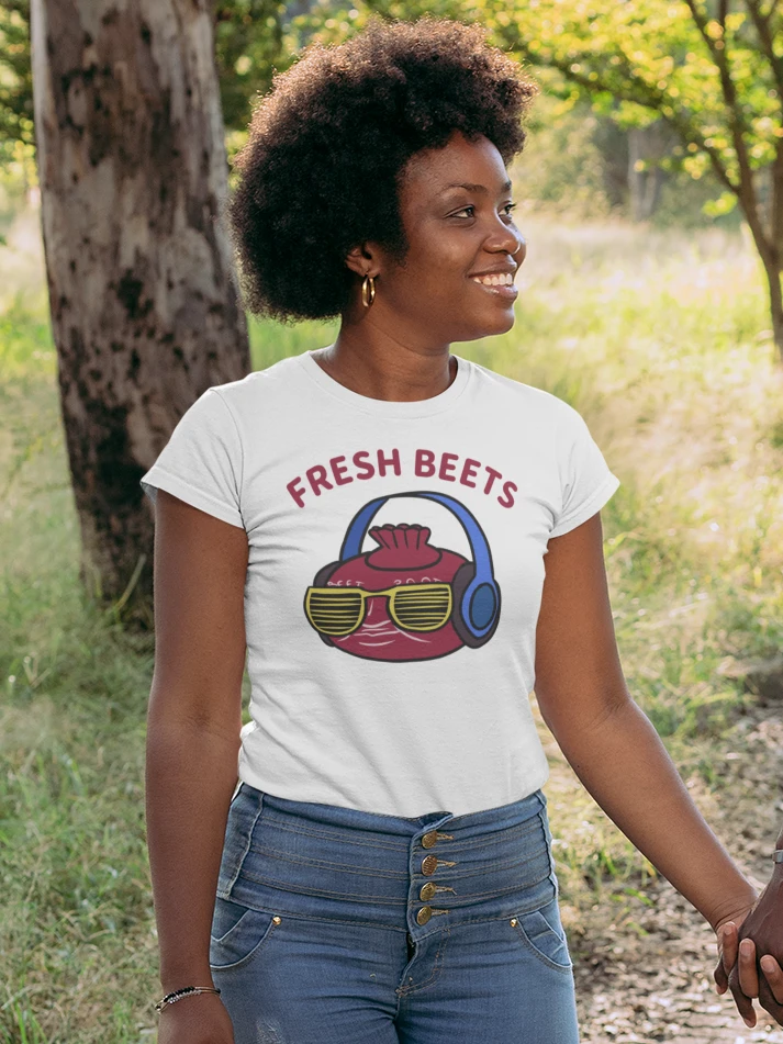 Freshest Beets with Beet Poot supersoft femme cut t-shirt product image (1)