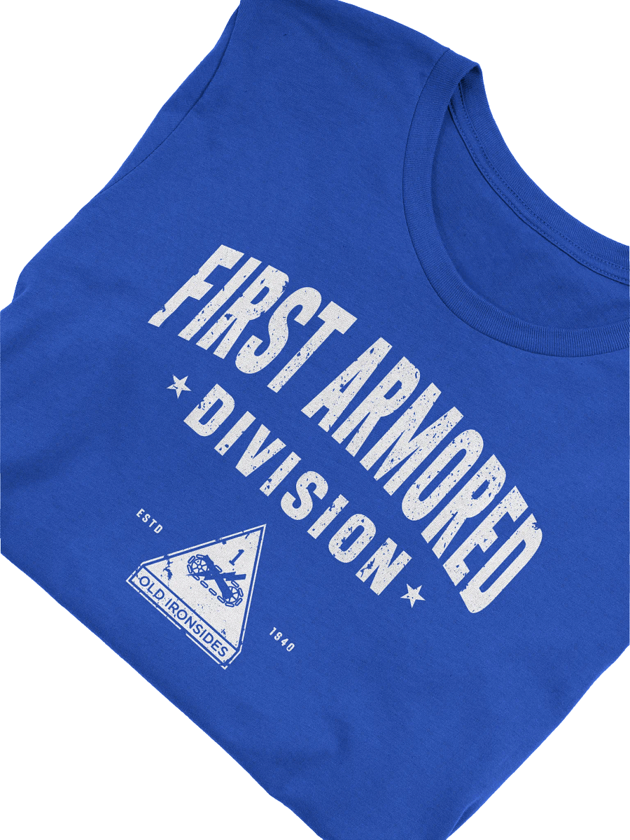 1st Armored Division - Old Ironsides "Distressed" T-Shirt product image (44)