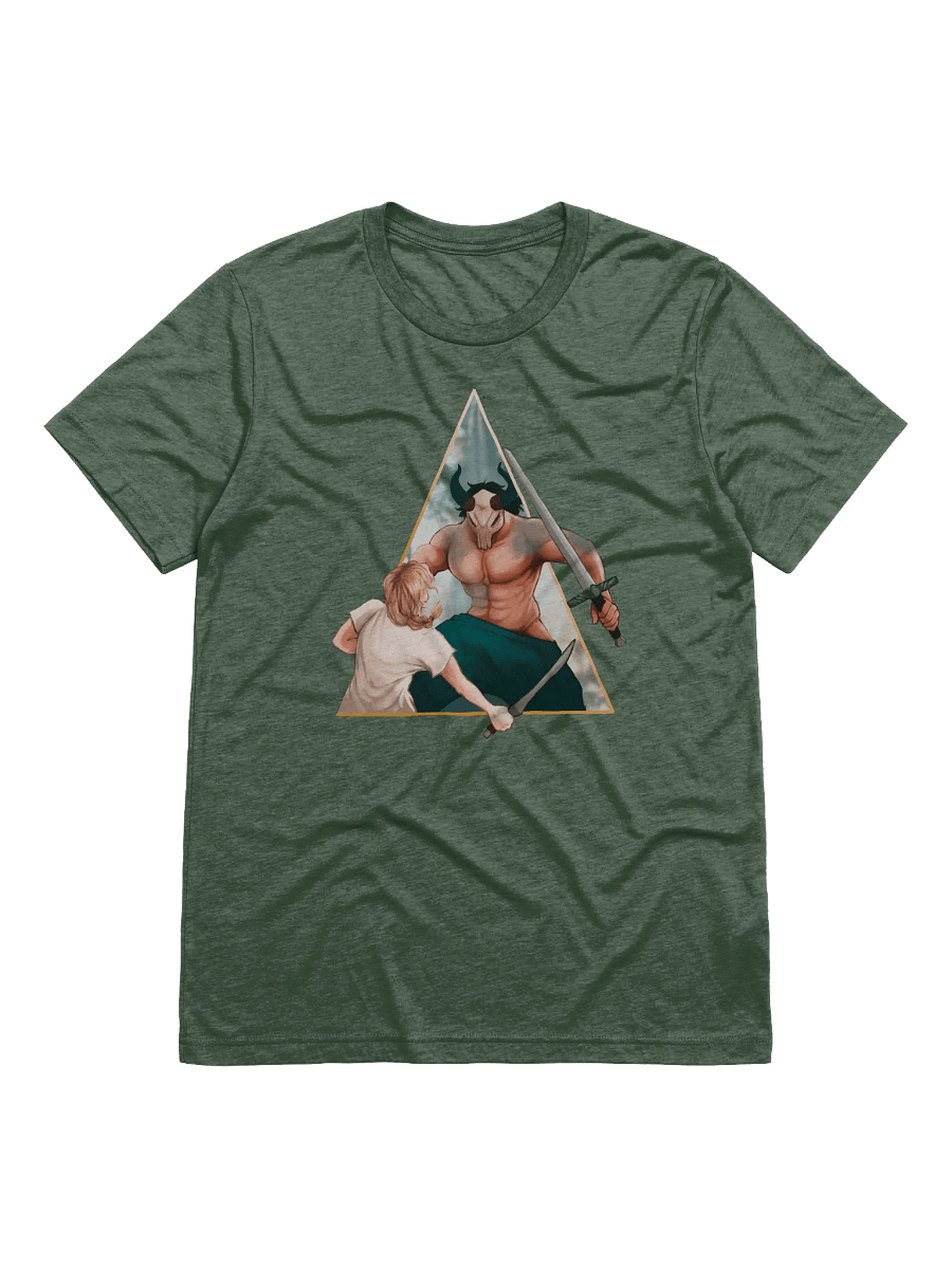THE LESHY vs ISHANI Triblend T-Shirt - from Short Film Quest for the Sylvan Blade (Lux Arcana) product image (2)