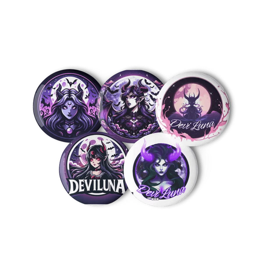Set of 5 DeviLuna Pins product image (11)