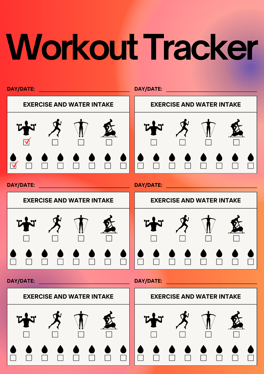 Workout Tracker Planner product image (1)