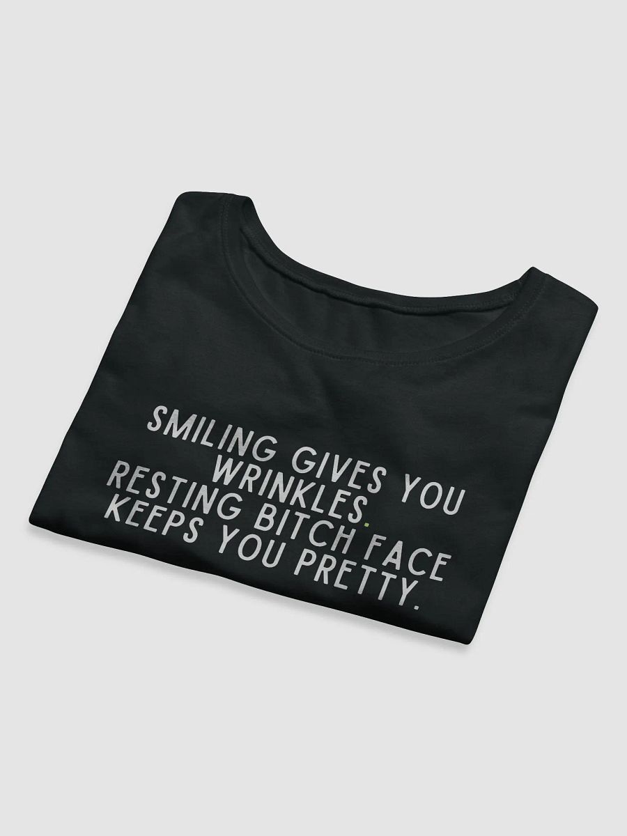 Smiling Give You Wrinkles Crop Tee product image (4)