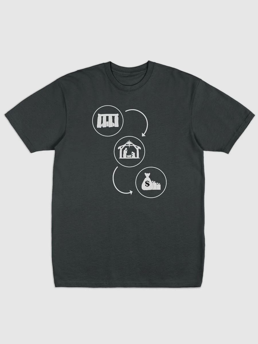 The Evolution of Christmas - Cotton Heritage Men's Premium Heavyweight Tee product image (2)