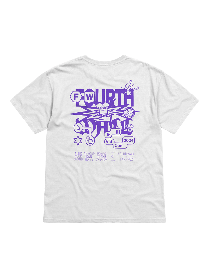 Fourthwall VidCon '24 Tee product image (4)
