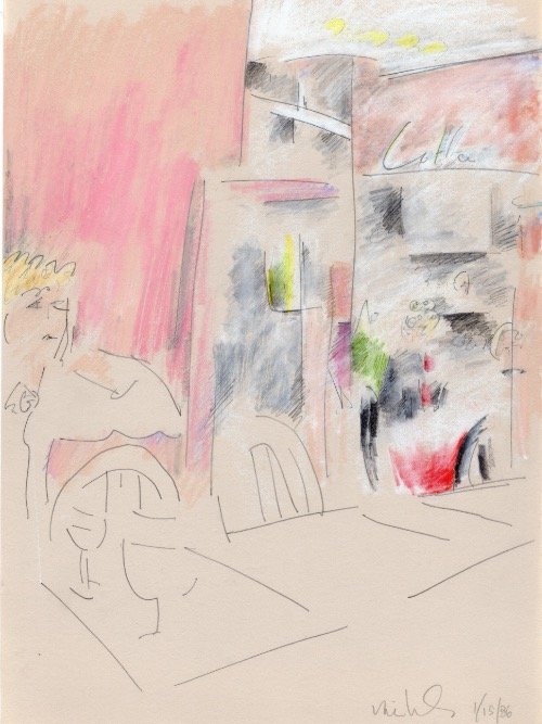 Metro - Closer to Perfect Center (1986) on canvas (30" x 60") product image (5)